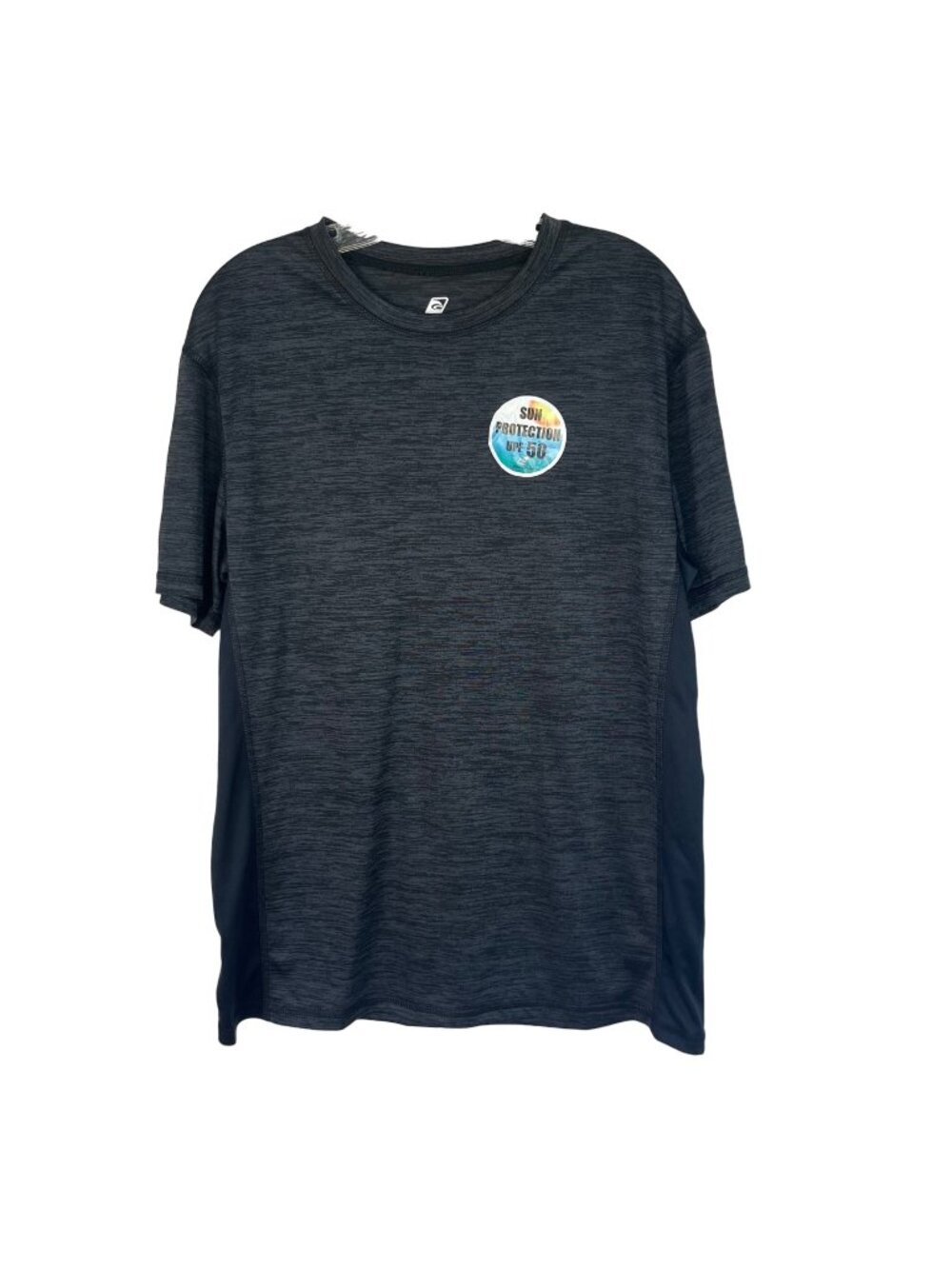 Laguna Sun Protection Tshirt Mens Medium Black New Space Dye